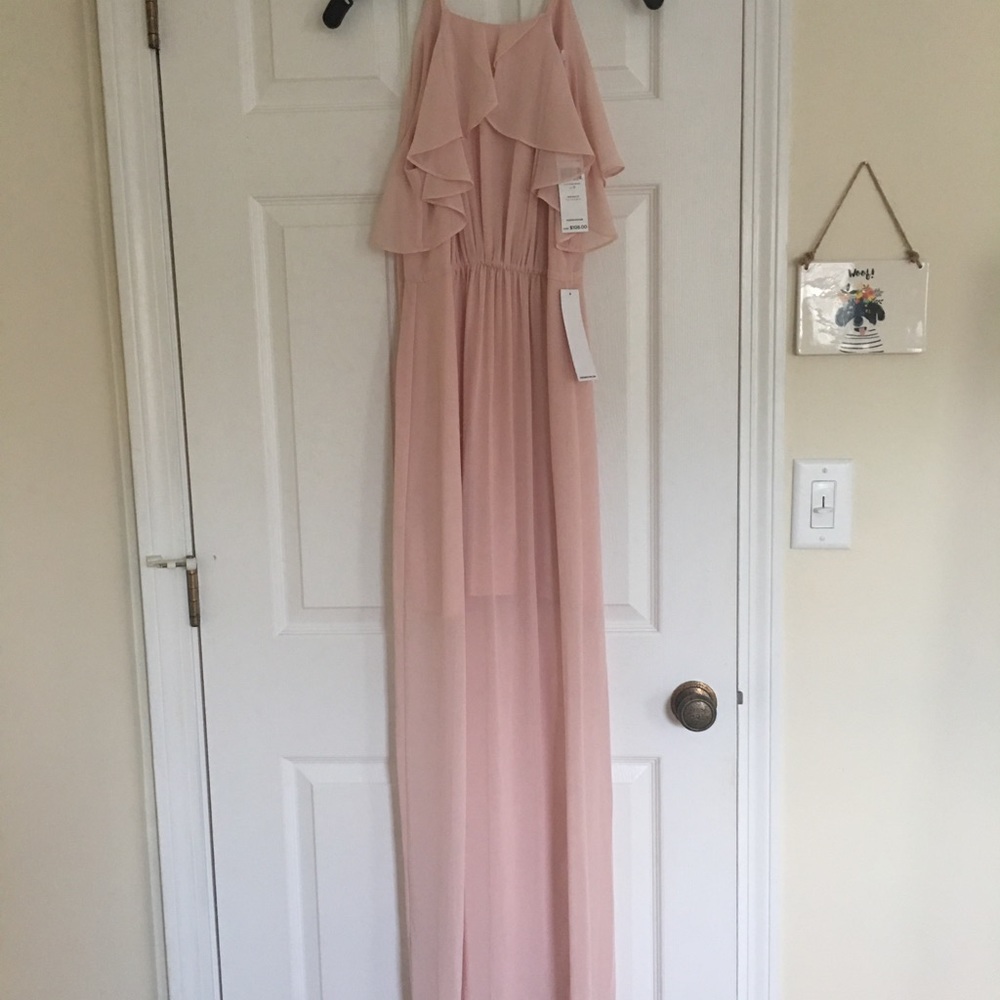 NWT BCBGENERATION Ruffle Maxi Dress - Picture 6 of 8
